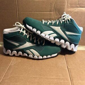 REEBOK Men’s Basketball High Top Sneakers (Green & Off White) Size 13 “NEW”